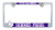 Elektroplate TCU Texas Christian University Alumni 3D License Plate Frame