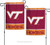 WinCraft NCAA Virginia Tech Hokies 125  x 18  Inch 2 Sided Garden Flag Logo