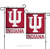 WinCraft NCAA Indiana Hoosiers 125  x 18  Inch 2 Sided Garden Flag Logo