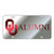 Craftique Oklahoma TAG  Laser SIL RED OU Alumni  17536