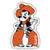 OSU OKLAHOMA STATE Large 12  Cowboy Decal