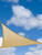 OldMacDonald 9 10   x 9 10   x 9 10   Sand Triangle Sun Shade Sail UV Block for Outdoor Patio Garden