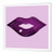 3dRose ht 101681 1 One Set of Cute Purple Shiny Lips   Iron on Heat Transfer 8 by 8  for White Material