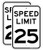 2 Pack  Speed Limit 25 MPH Sign Slow Down Sign Traffic Sign18 x 12 Inches Engineer Grade Reflective Sheeting Rust Free Aluminum Weather Resistant Waterproof Durable Ink Easy to Mount