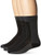 Signature Brands Men s 3 Pack Casual Dress Sock Black Sock Size  10 13 Shoe Size 9 11