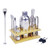 Bartender Kit Professional with Stand Mixology Cocktail Shaker Set Stainless Steel Home Bar Tool Set Shaker Jigger Stirrer Muddler Ice tongs Mixing Spoon Bottle Pourers Wine Opener   14 Pcs