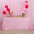 SoarDream 60x102 Inch Sequin Rectangular Tablecloth Pink Sequin Fabric Table Cover for Wedding Christmas