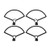 BTG Quick Release Propeller Guard Prop Protectors Compatible with DJI Mavic Mini Drone  Black