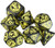 Q Workshop Dragon Dice Black/Yellow (7) Board Game