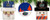 FC NCAA Florida Gators 3 Pc Wood Ornament Set