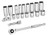 Performance Tool W38911 3 8 Inch Drive SAE Socket Set 20 Piece 1 Pack