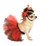 Rubie s Pet Tutu Red and Black Small Medium