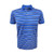 Polo Ralph Lauren Mens Custom Slim Fit Mesh Striped Polo Shirt  X Large Blue White Signature Pony