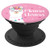 Mama Llama Cute Pink Background Bohemian Mom Gift PopSockets Grip and Stand for Phones and Tablets