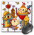 3dRose Pretty Decorative Teapots and Birdhouses Mouse Pad  mp 184658 1