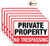Private Property Sign No Trespassing Sign 6 Pack 10 x 7 Inches Rust Free 040 Aluminum Reflective Metal SignUV Protected Waterproof Durable InkWeatherproofEasy to MountIndoor Outdoor use
