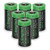 CR123A 3V Lithium Battery, Enegitech 6Pack CR123A Batteries 1600mAh Non-Rechargeable with PTC Protection for Arlo Camera VMS3230 (Old Version), Flashlight Camera