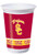 8 Count NCAA 20 oz Premium Plastic Cups USC Trojans