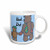 3dRose Best Dad Bears Fathers Day Cute Art Ceramic Mug, 15-Ounce