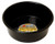 Little Giant Plastic Utility Pan  Black  Durable   Versatile Short Livestock Feeding Bucket  5 Quart   Item No P5BLACK
