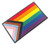 Progress Pride Flag LGBTQ POC Transgender Flag   4 inch Iron on Patch