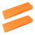 Felled Spiked Tree Felling Wedges for Tree Cutting  10in Orange Plastic Felling Wedge, Logging Tools  2 Pack