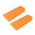 Felled Spiked Tree Felling Wedges for Tree Cutting  55in Orange Plastic Felling Wedge Logging Tools  2 Pack