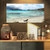 Designart PT9917-32-16 Crete Island in Greece-Seashore Canvas Wall Artwork-32X16, 32x16 Blue