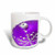 3dRose Purple Christmas Bauble Ceramic Mug 15 Ounce