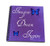 3dRose db 39253 2 Purple Imagine Dream Inspire Butterflies  Inspirational Art  Affirmations Memory Book 12 by 12