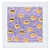 3dRose qs 27915 1 Purple Pigs Quilt Square 10 by 10 Inch
