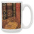 Art Plates "Library Books Art Print Ceramic Coffee Mug Cup" Ceramic Coffee Mug, 15 oz