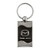 Mazda Miata MX 5 Rectangular Wave Black Key Fob Authentic Logo Key Chain Key Ring Keychain Lanyard