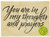 Hero Arts Prayers and Thoughts Woodblock Stamp