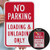 SmartSign  No Parking   Loading   Unloading Only Sign   12  x 18  3M Engineer Grade Reflective Aluminum