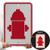 SmartSign  Fire Hydrant  Sign   12  x 18  3M High Intensity Grade Reflective Aluminum