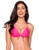 RELLECIGA Women s Neon Rose Push up Triangle Bikini Top Size X Large