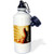 3dRose  Rock guitar on a rock poster background  Sports Water Bottle 21 oz White