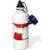 3dRose  Santas Bag With Presents and Candy Canes Against A Snowflake Background  Sports Water Bottle 21 oz White