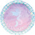 Creative Converting Iridescent Mermaid Party Dessert Plates 7  Purple