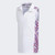 adidas Golf Novelty Sleeveless Polo White Active Purple Large
