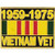 EagleEmblems P15252 Pin-Viet,Veteran,59-75 (1'')