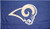 Fremont Die NFL Los Angeles Rams 3  x 5  Flag with Grommets 3 x 5 Foot Logo