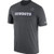 NFL Dallas Cowboys Mens Nike Legend Sideline Tee Charcoal Heather Small