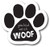 Magnet Me Up You Had Me at Woof Pawprint Car Magnet Paw Print Auto Truck Decal Magnet