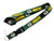 aminco Green Bay Packers Clip Lanyard Keychain Id Ticket Green