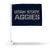NCAA Rico Industries Car Flag including Pole Utah State Aggies