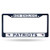 NFL Rico Industries Standard Chrome License Plate Frame New England Patriots   Navy