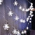 E-lishine 19ft /40LED Snowflake String Light String Outdoor Waterproof House Decorative Light String Interior Decoration,Decorative Snowflake Lights For Christmas, Party (White)
