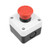 uxcell Push Button Switch Station Red Mushroom Self Lock Emergency Stop 400V 10A 6A